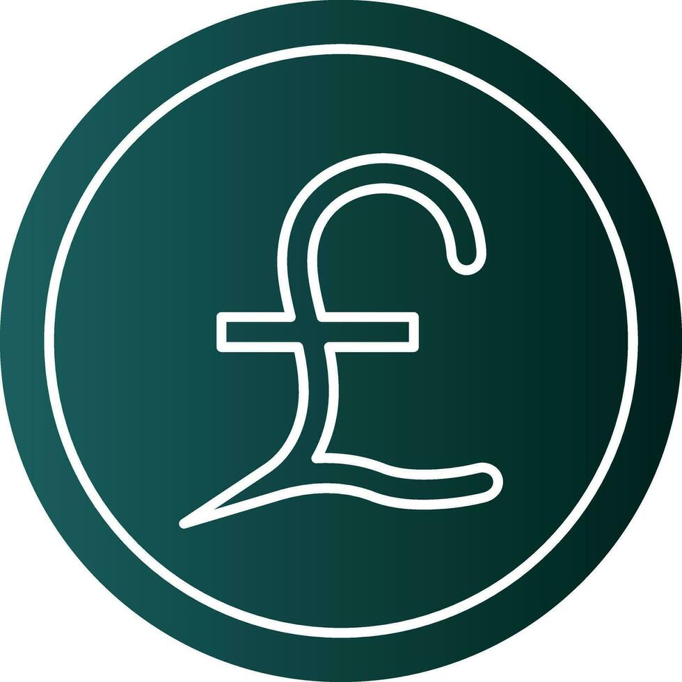 Pound Vector Icon Design