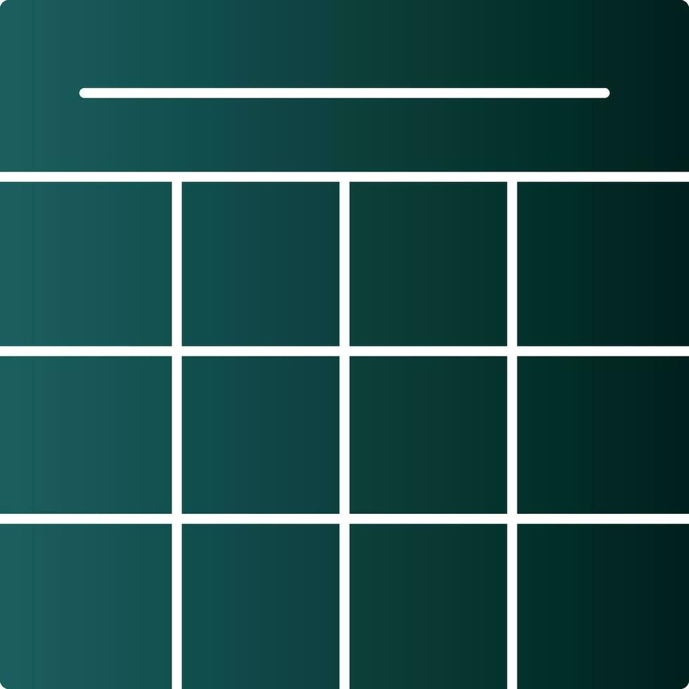 Table Grid Vector Icon Design