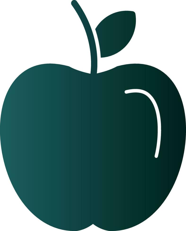 Apple fruit Vector Icon Design