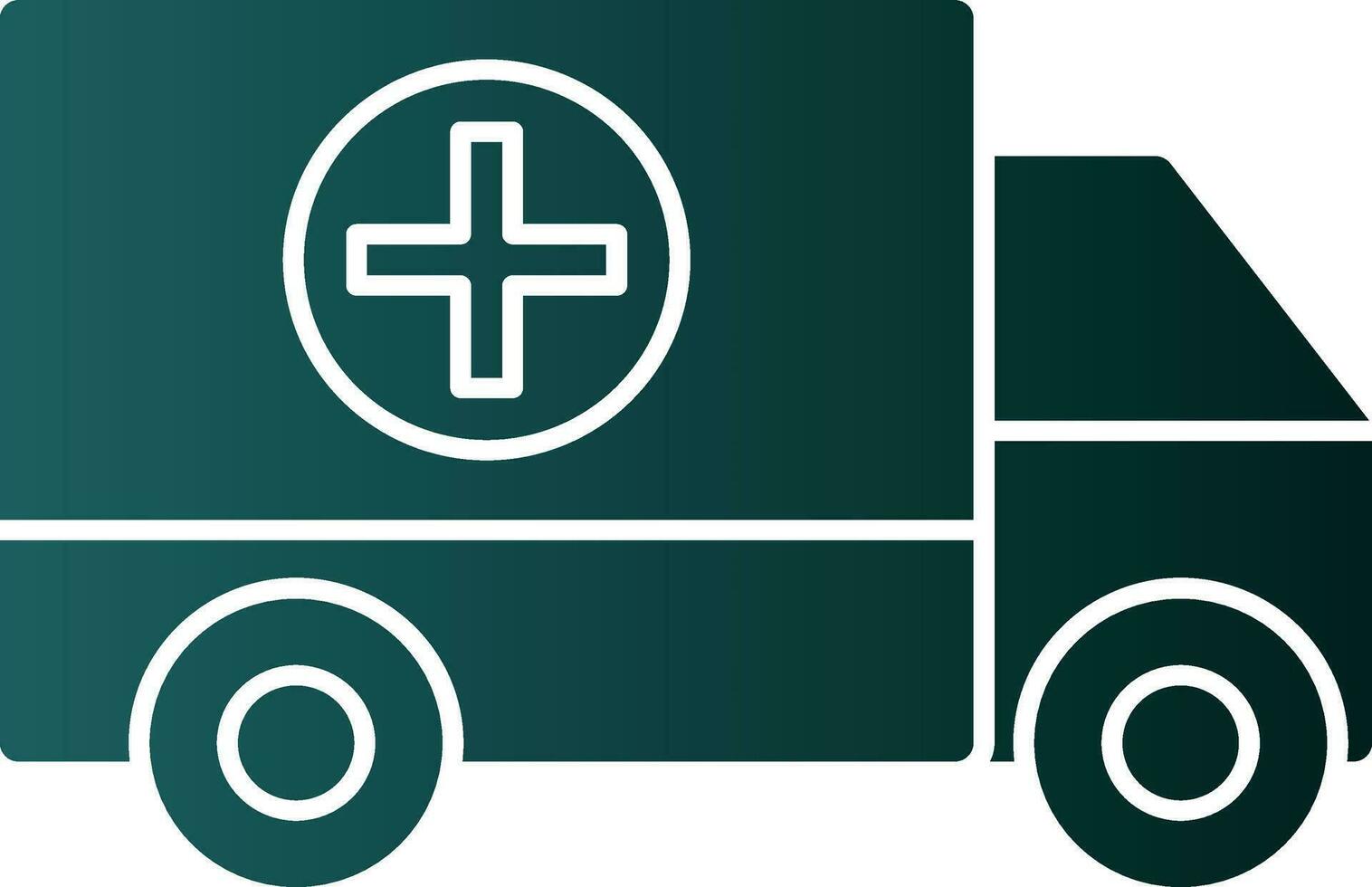 Ambulance Vector Icon Design