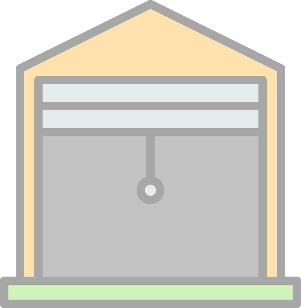 Garage Vector Icon Design