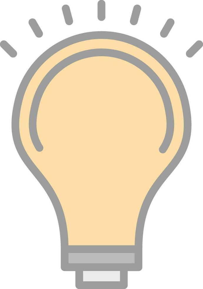 Light Bulb Vector Icon Design