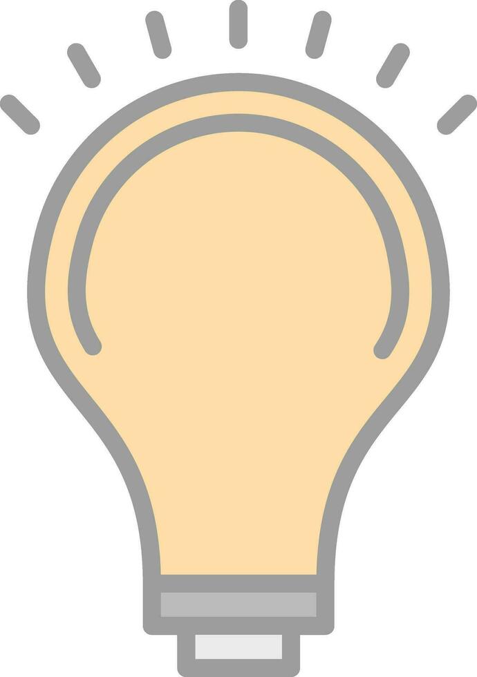 Light Bulb Vector Icon Design