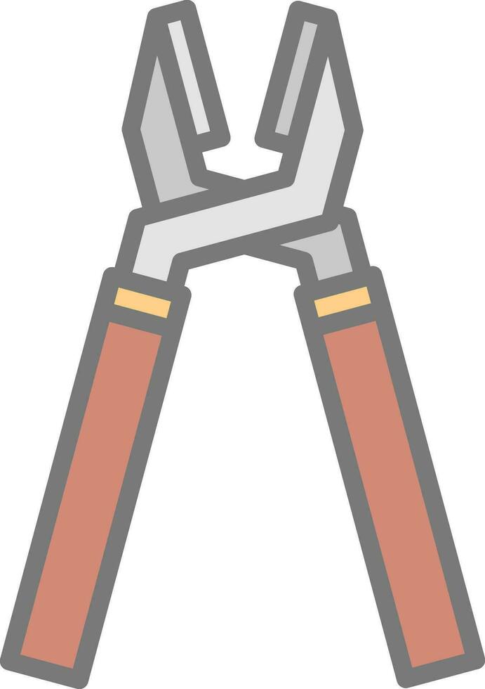 Pliers Vector Icon Design