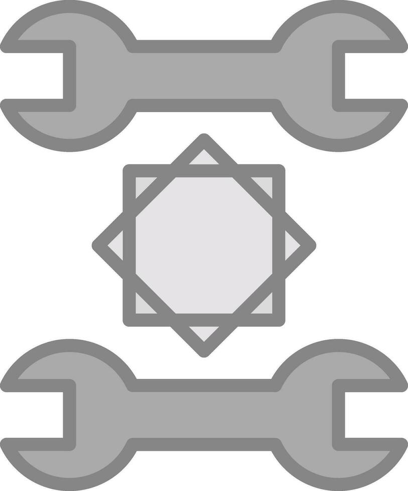 spanner Vector Icon Design