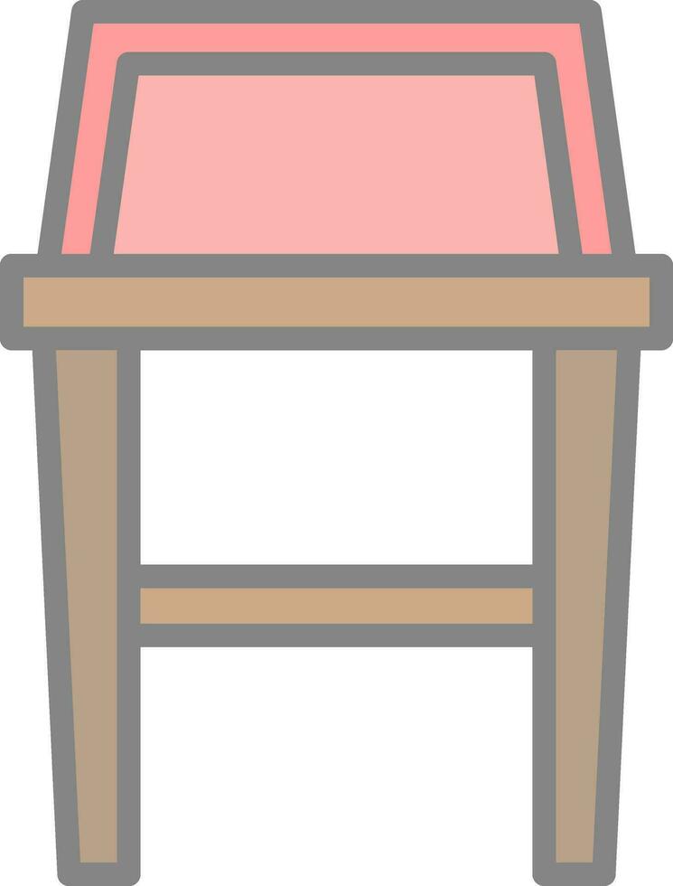 diseño de icono de vector de taburete de bar