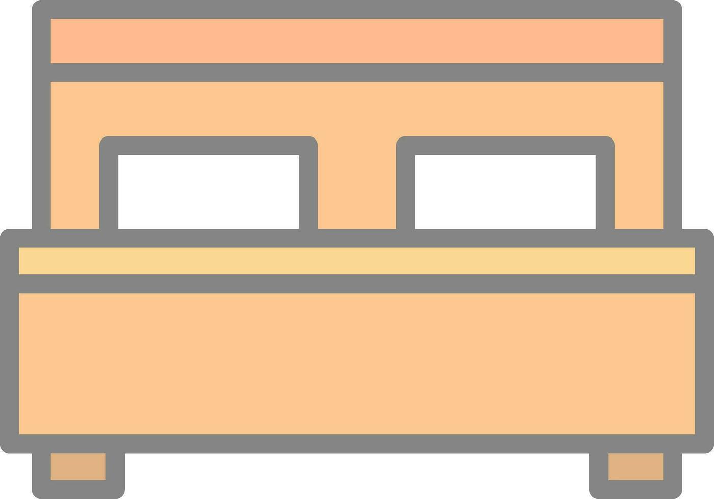 Bed Vector Icon Design