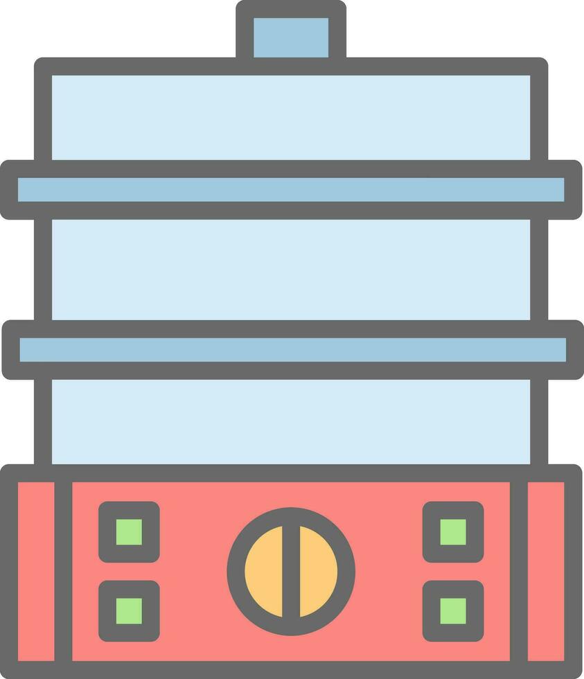 Food Steamer Vector Icon Design