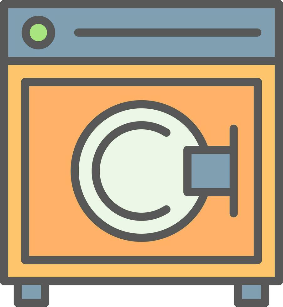 Dry Machine Vector Icon Design