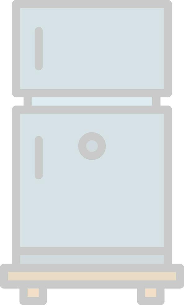 Fridge Vector Icon Design