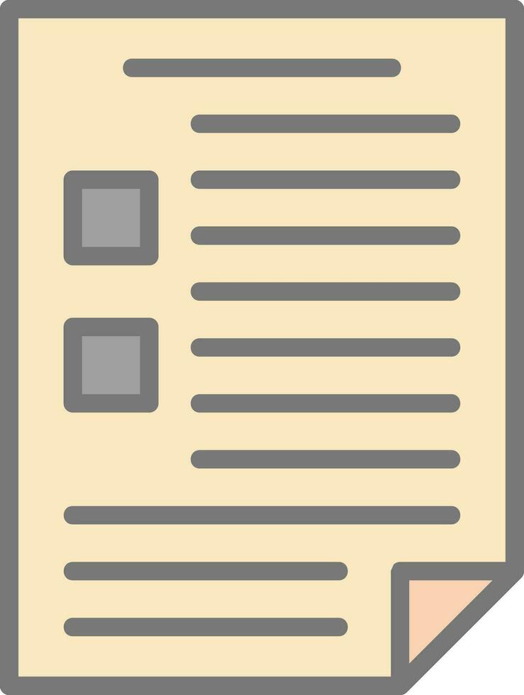 Document Vector Icon Design