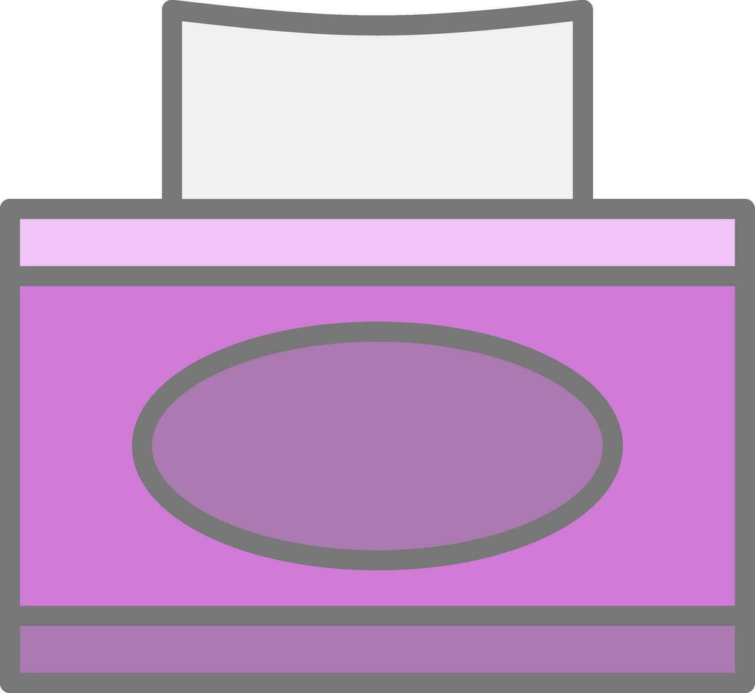 Tissue box Vector Icon Design