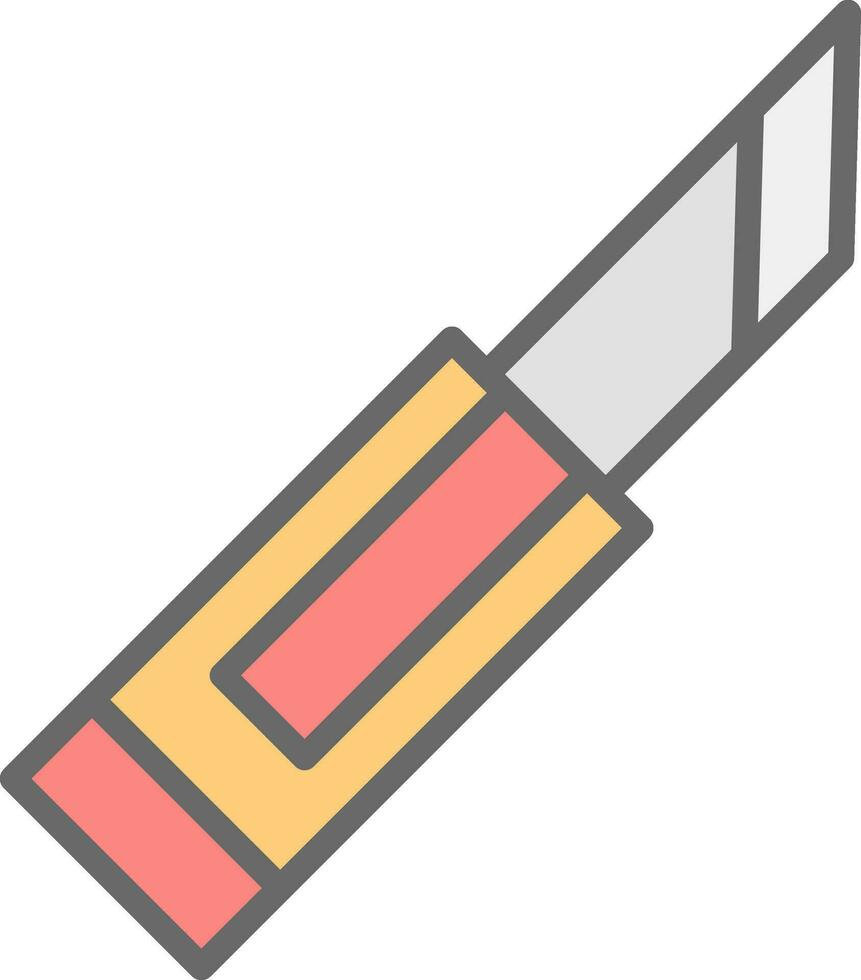 diseño de icono de vector de cuchillo quirúrgico