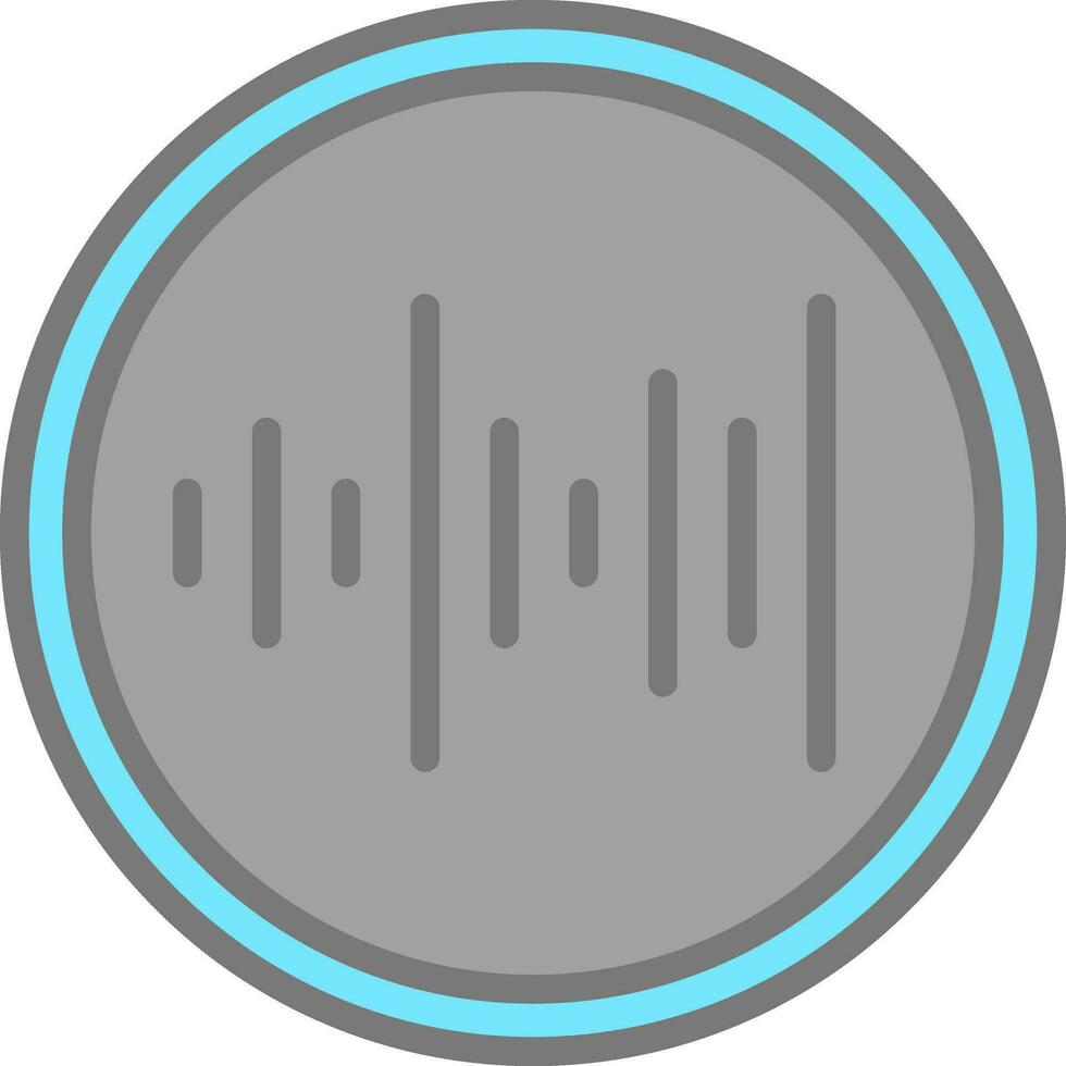 Sound waves Vector Icon Design