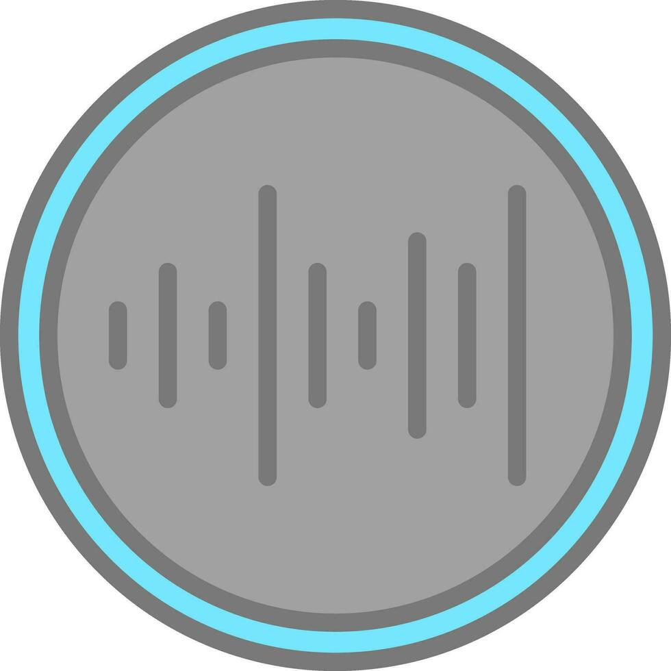 Sound waves Vector Icon Design