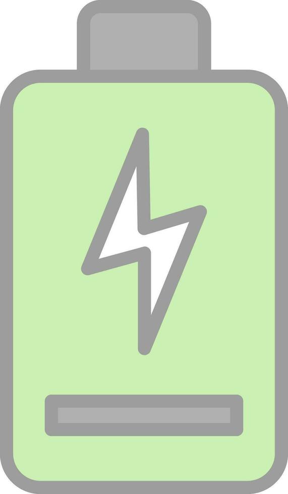 Battery charging Vector Icon Design