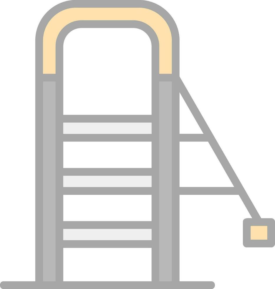 diseño de icono de vector de escalera