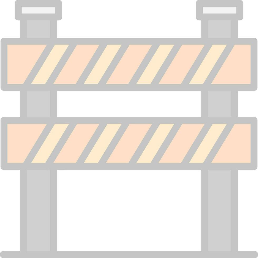 Barrier Vector Icon Design