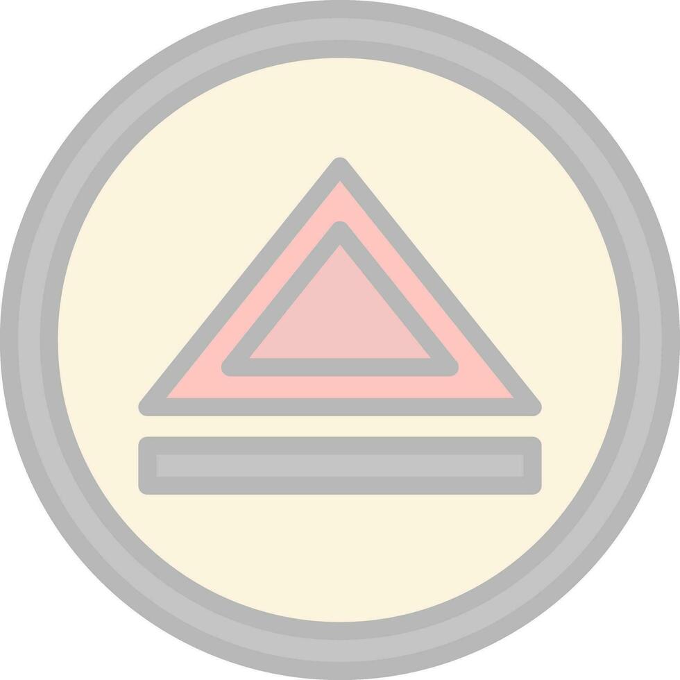 Eject Vector Icon Design