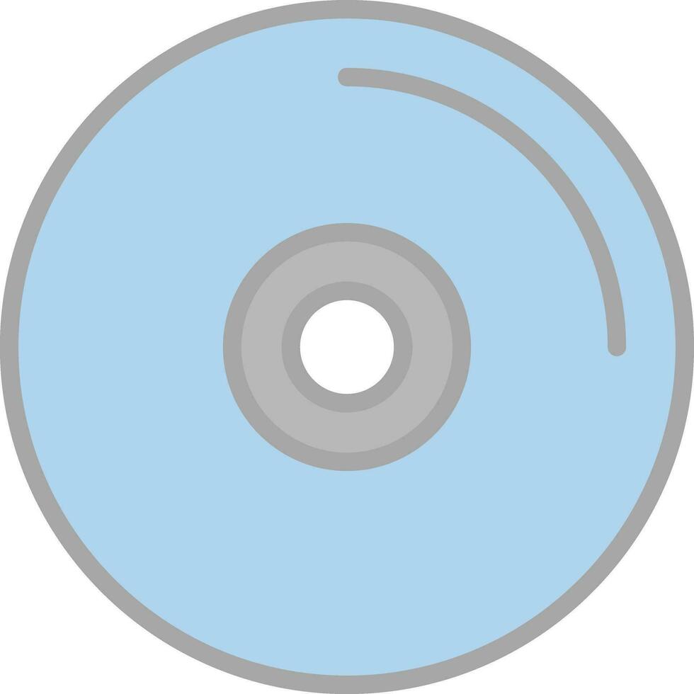 diseño de icono de vector de disco compacto