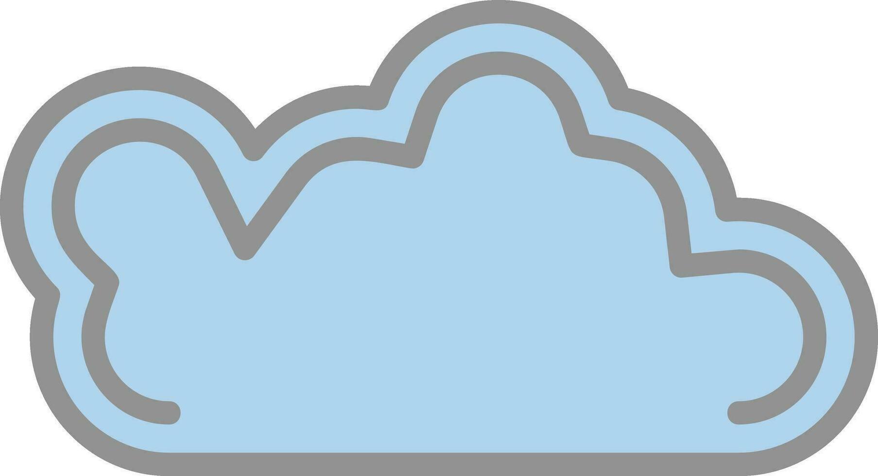 diseño de icono de vector de nube