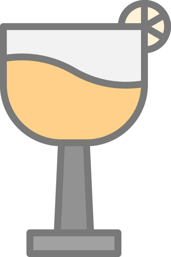 Cocktail Glass Vector Icon Design