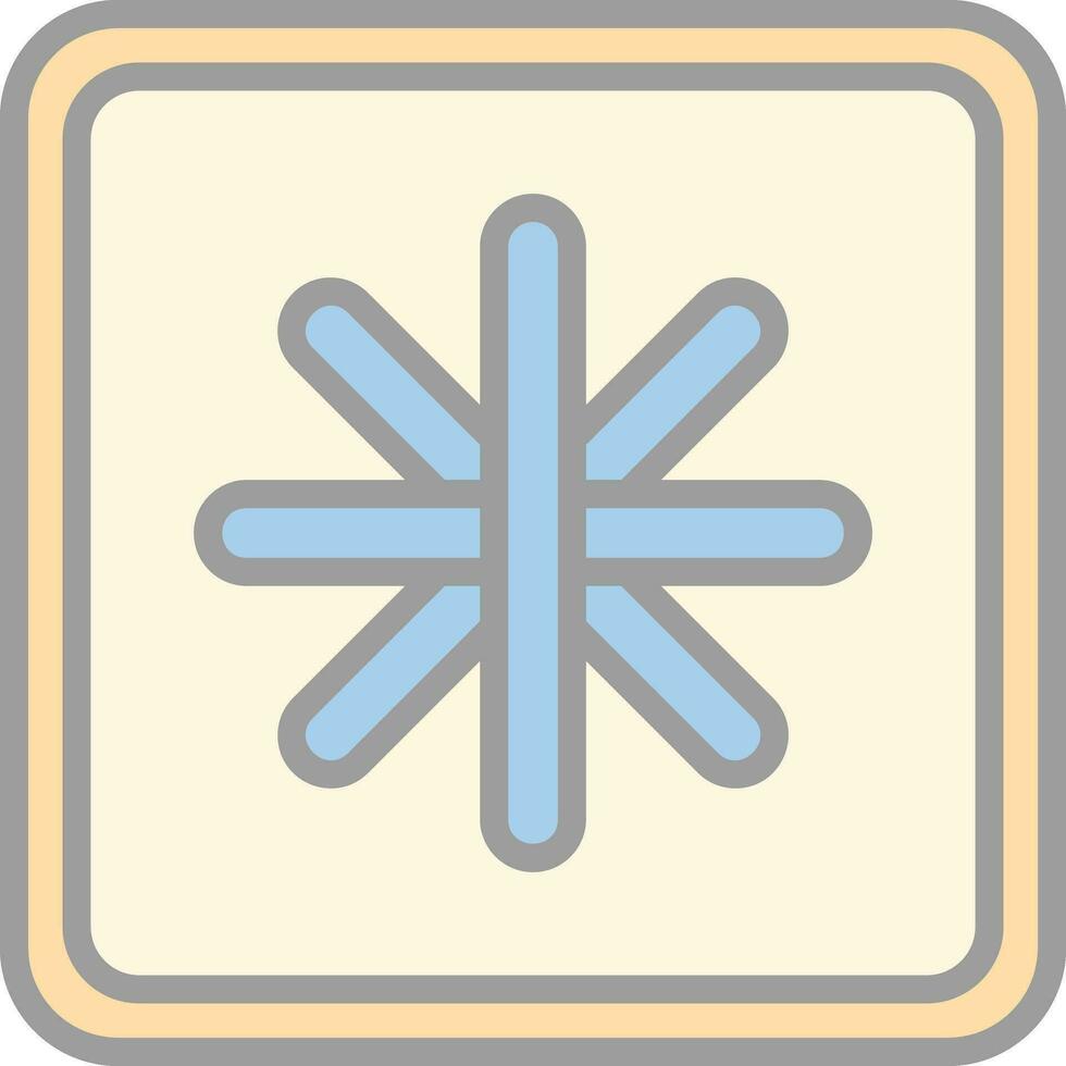 Asterisk Vector Icon Design