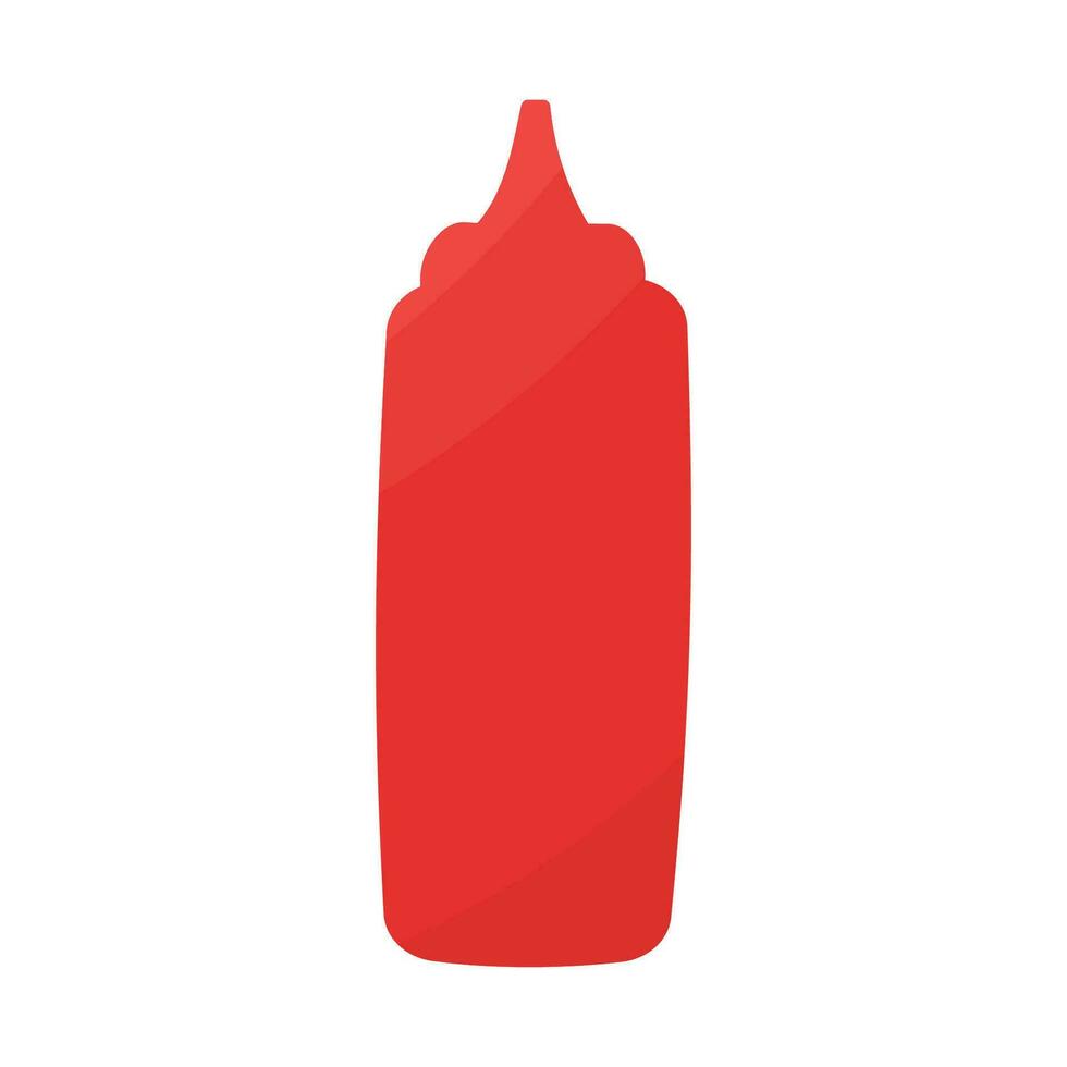 ketchup sauce seasoning tasty red element icon vector