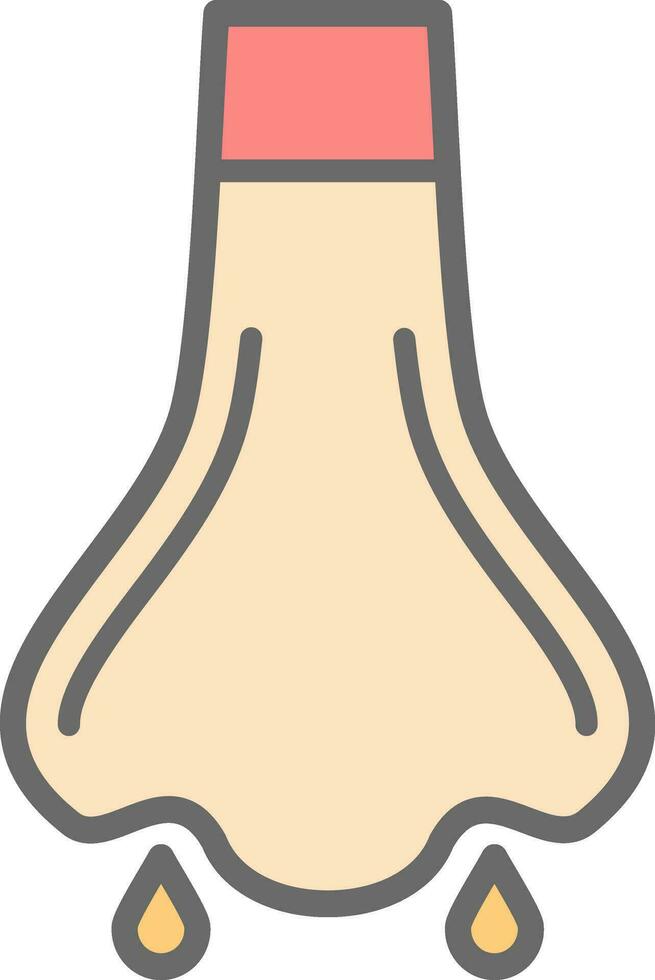 Nose Vector Icon Design