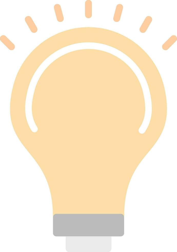 Light Bulb Vector Icon Design