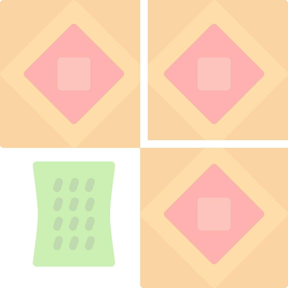 Tiles Cleaning Vector Icon Design