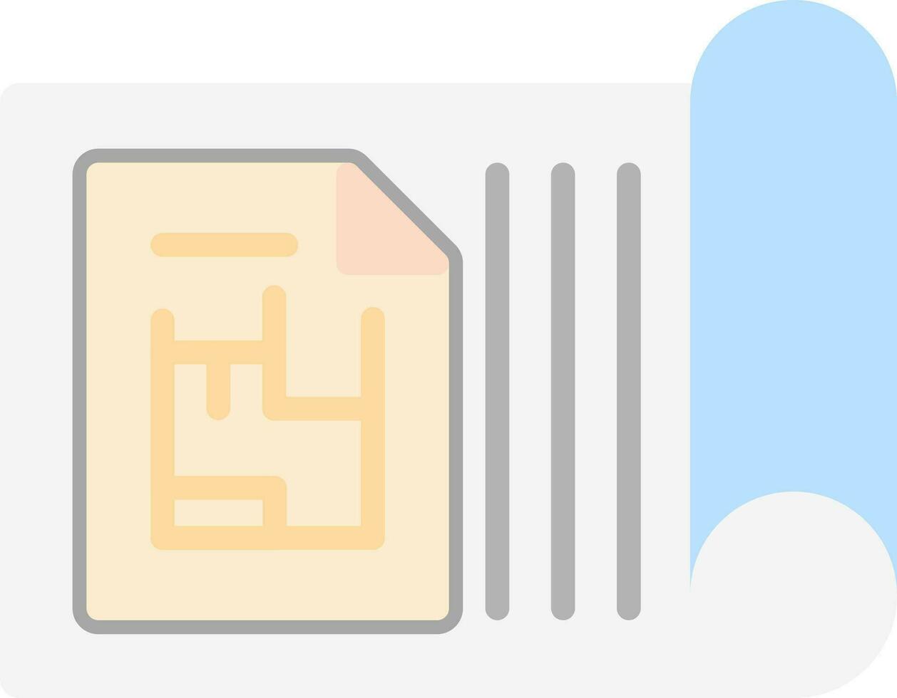 Blueprint Vector Icon Design