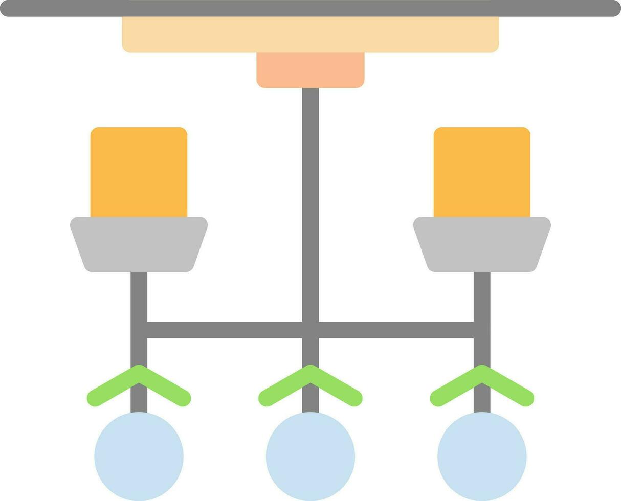 Chandelier Vector Icon Design
