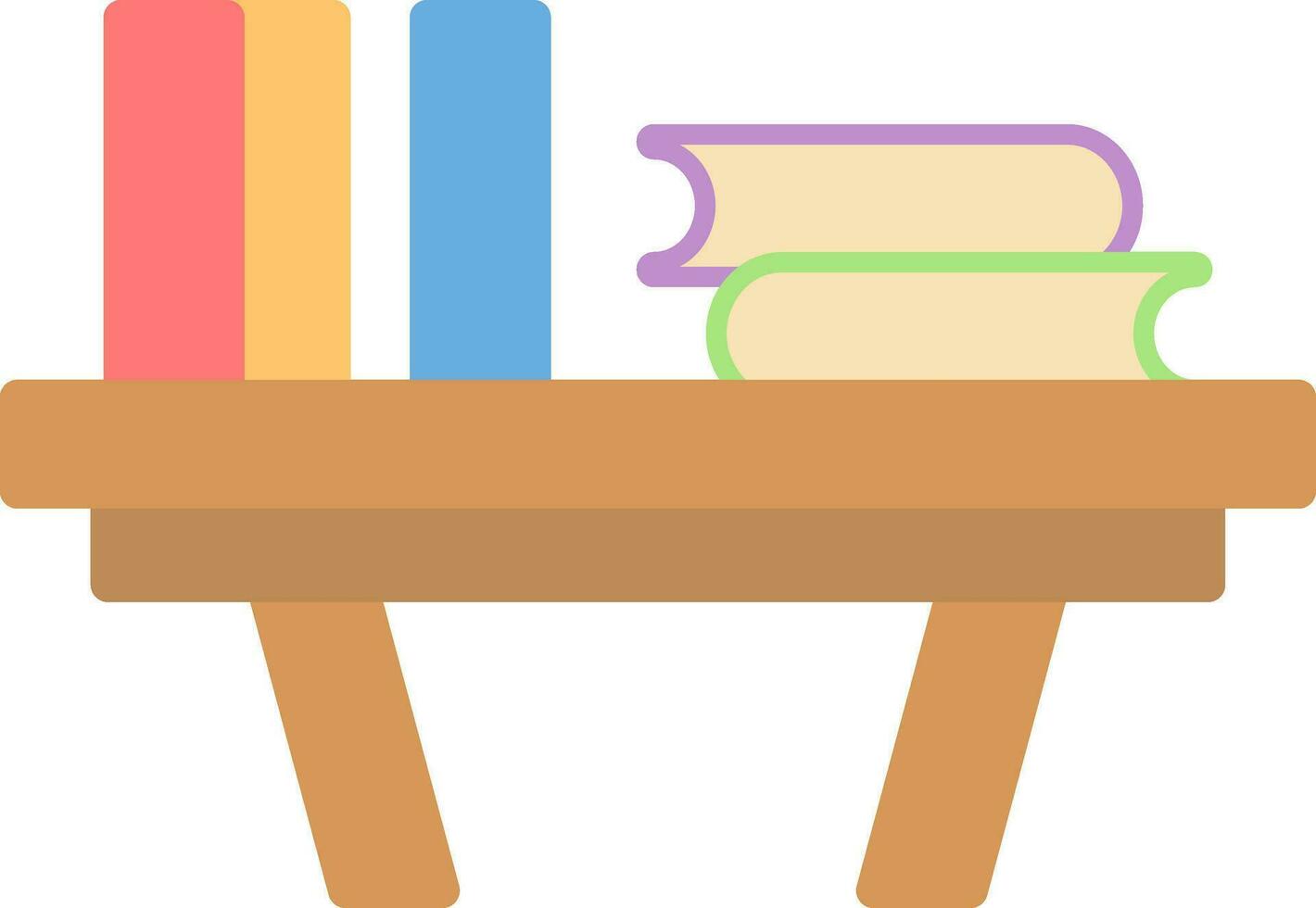 BookShelf Vector Icon Design