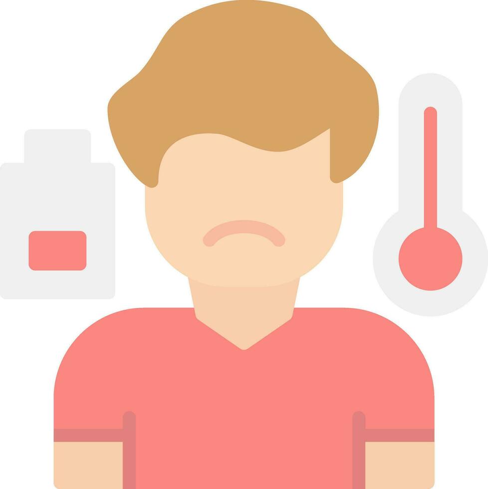 Sick boy Vector Icon Design