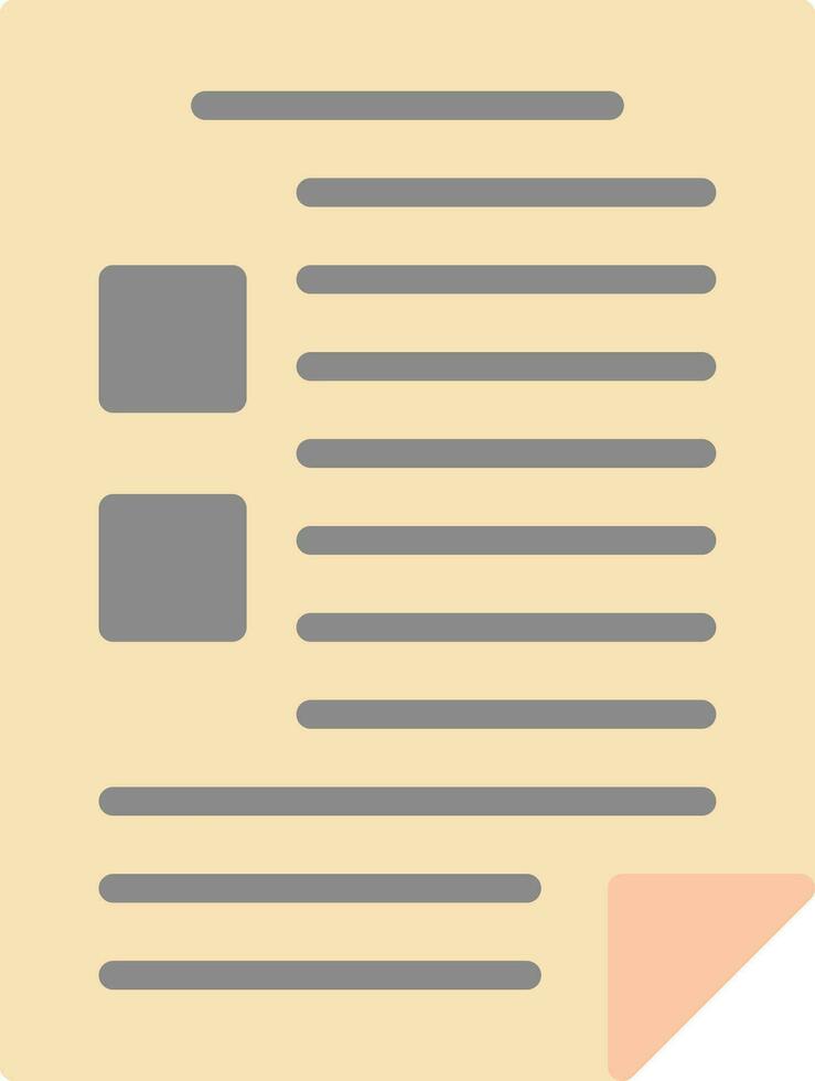 Document Vector Icon Design