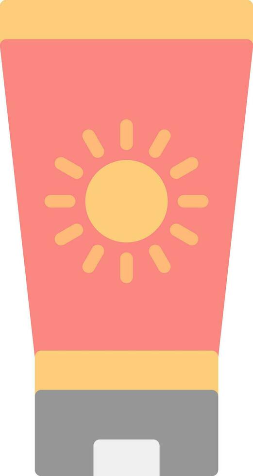 Sun block Vector Icon Design