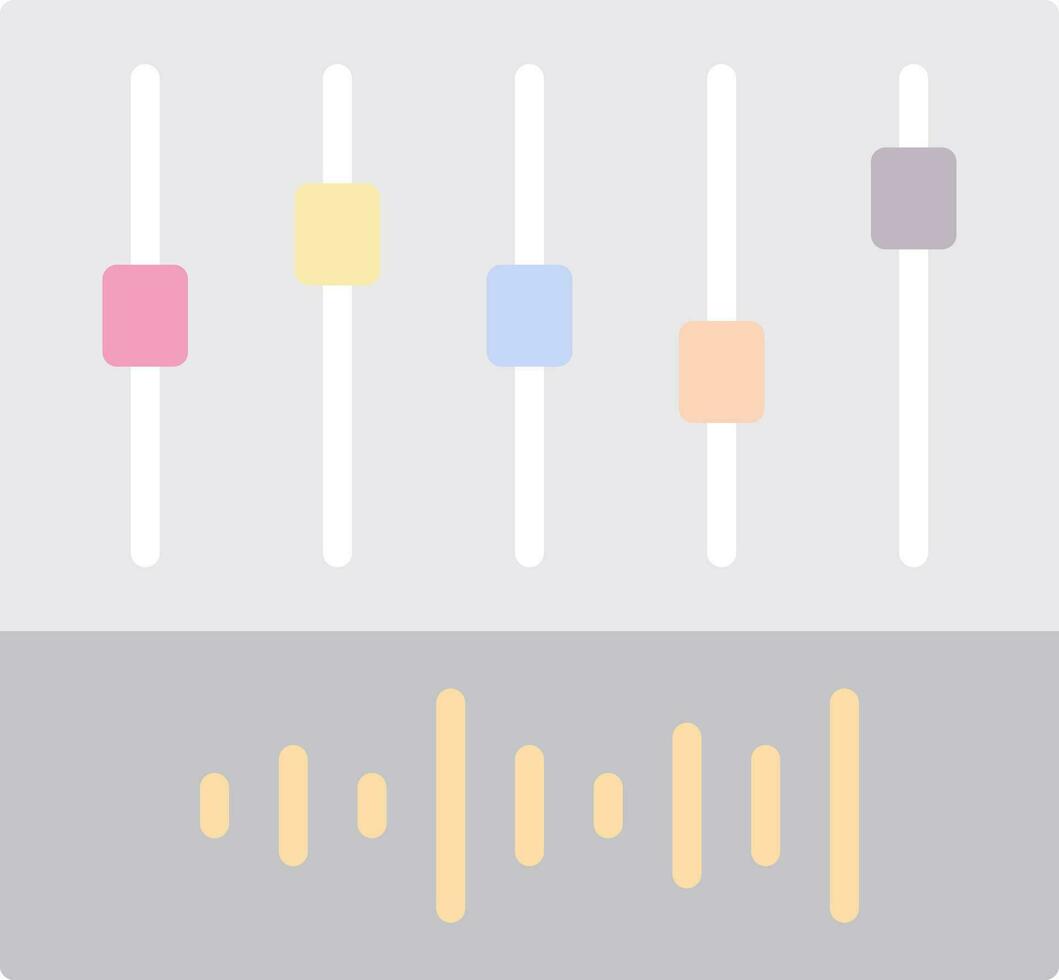 Equalizer Vector Icon Design
