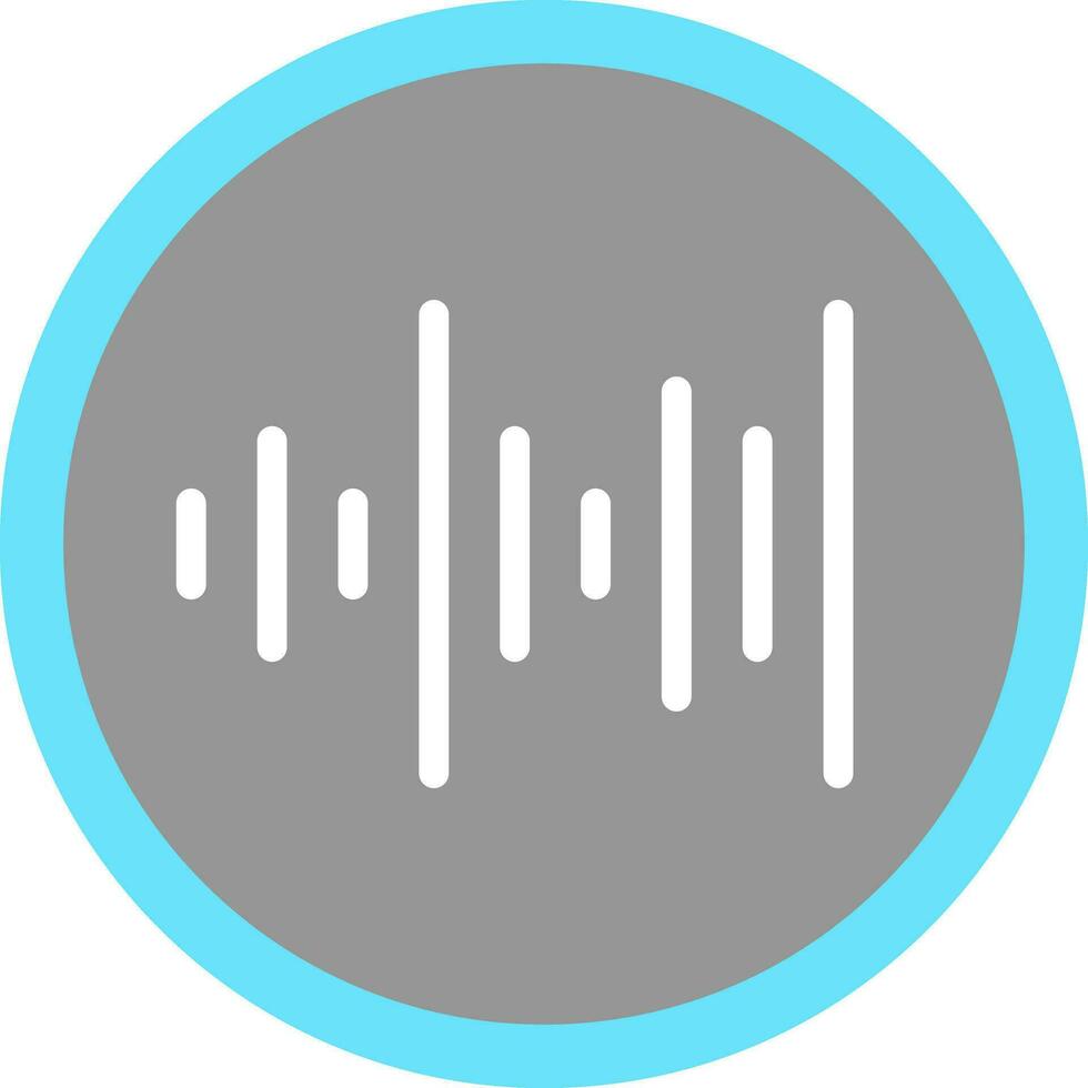 Sound waves Vector Icon Design