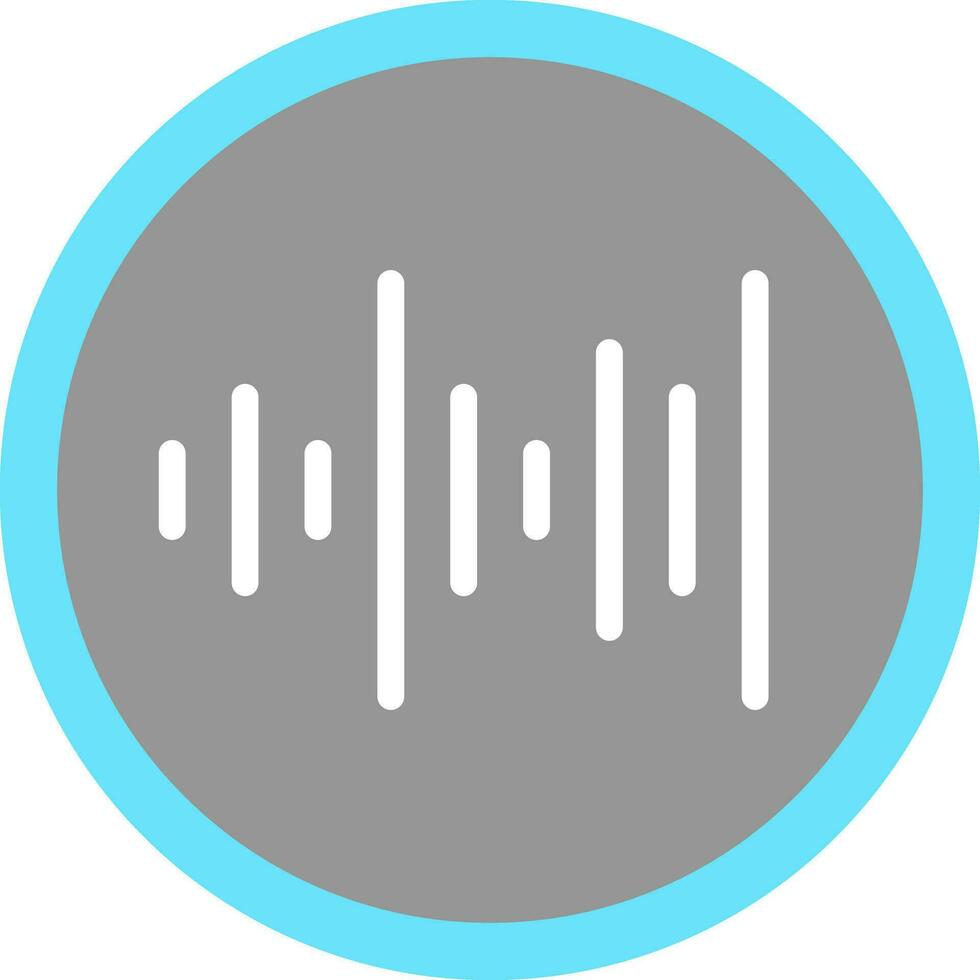 Sound waves Vector Icon Design
