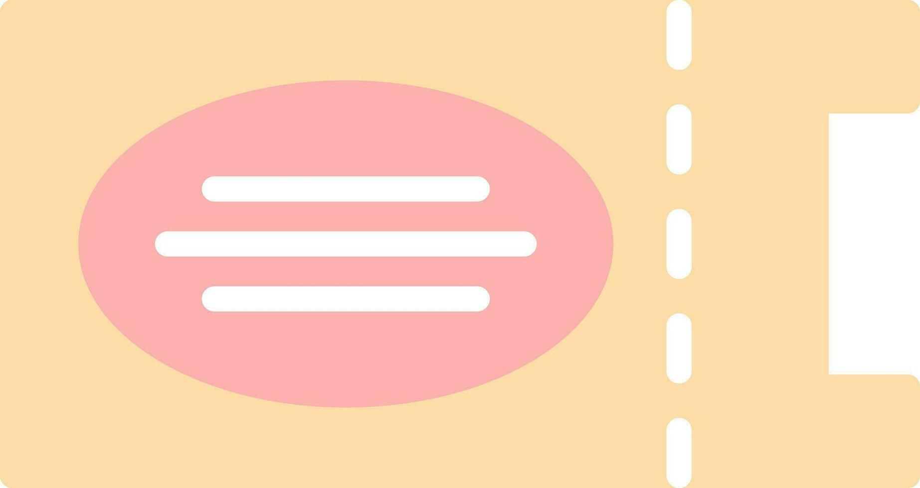 Ticket Vector Icon Design