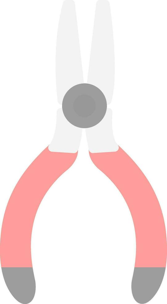 Needle nose pliers Vector Icon Design