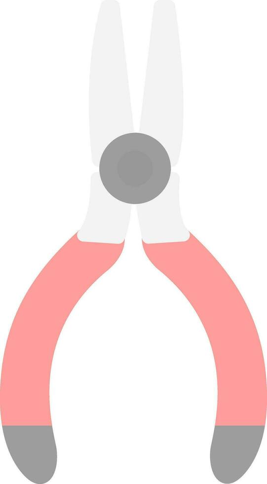 Needle nose pliers Vector Icon Design