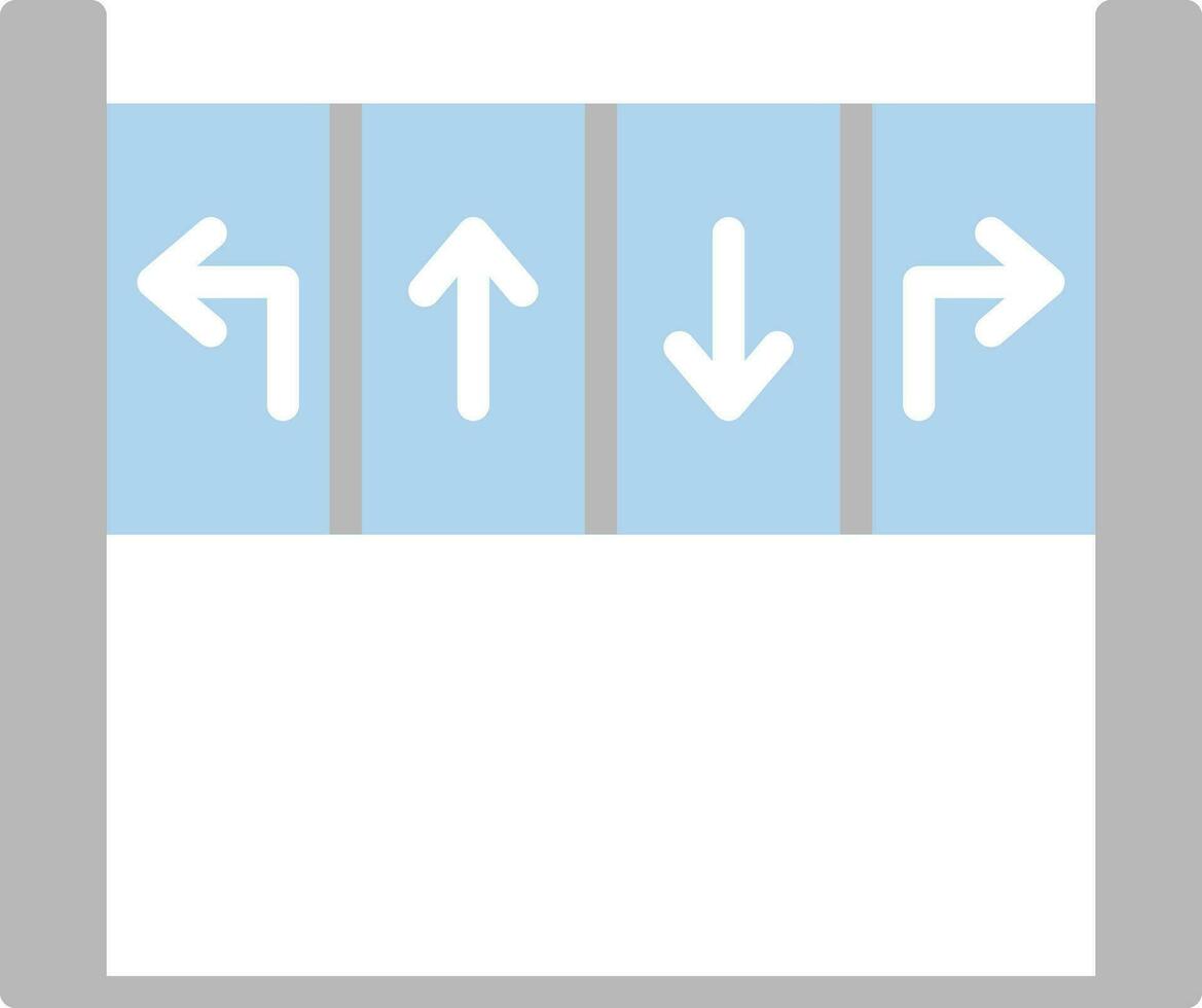 Road panel Vector Icon Design