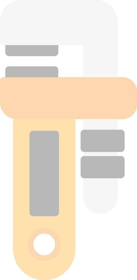 Pipe wrench Vector Icon Design