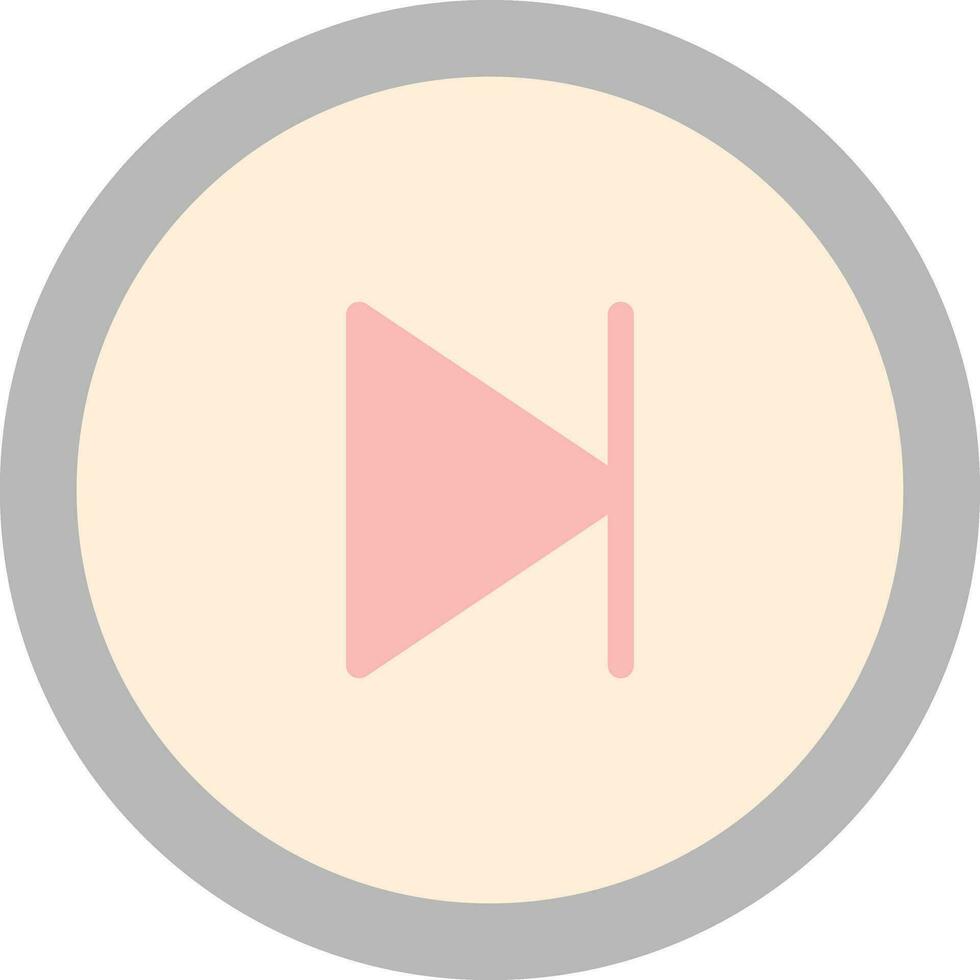 Skip Vector Icon Design