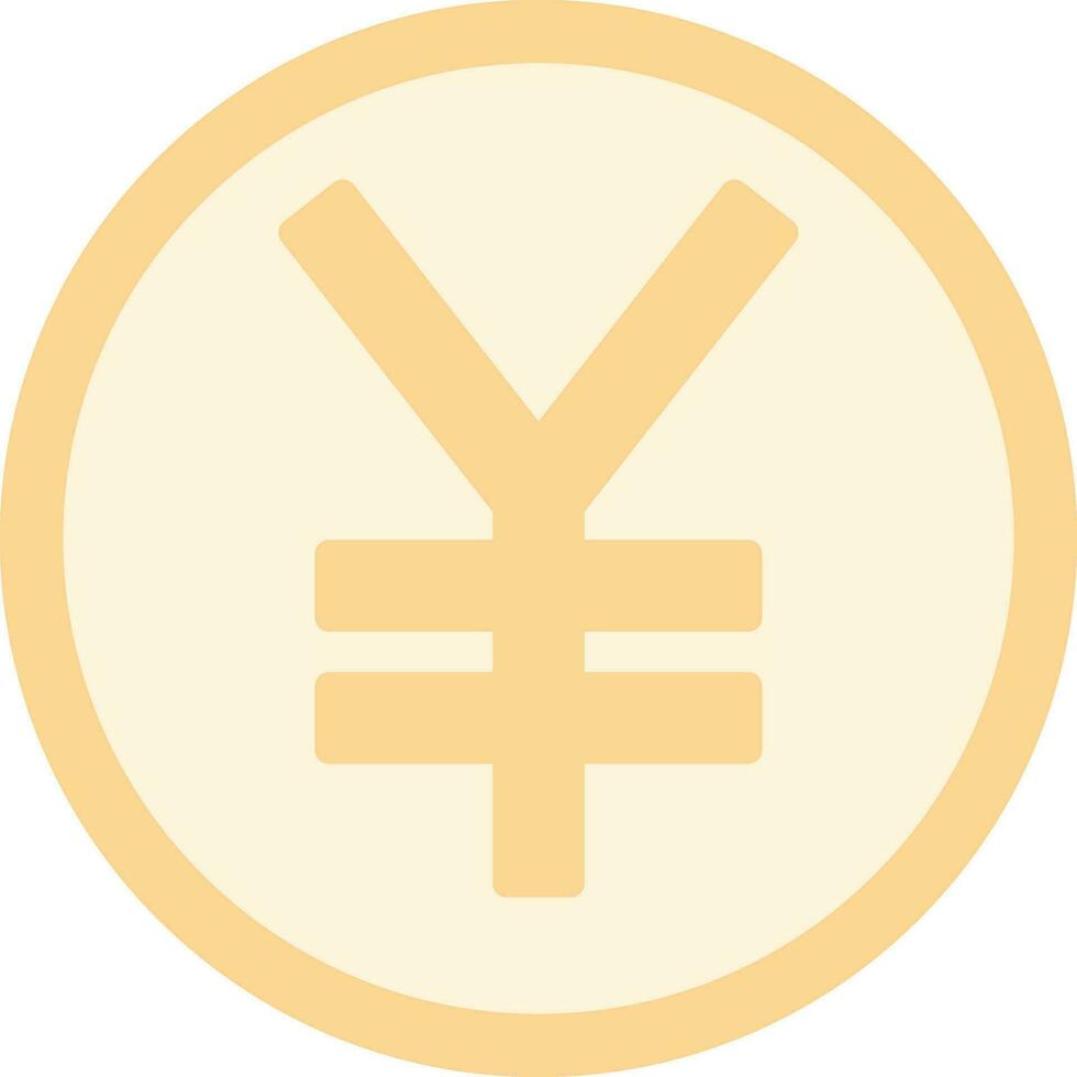 yen vector icono diseño