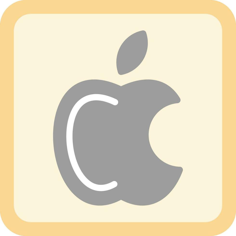 Apple Logo Vector Icon Design