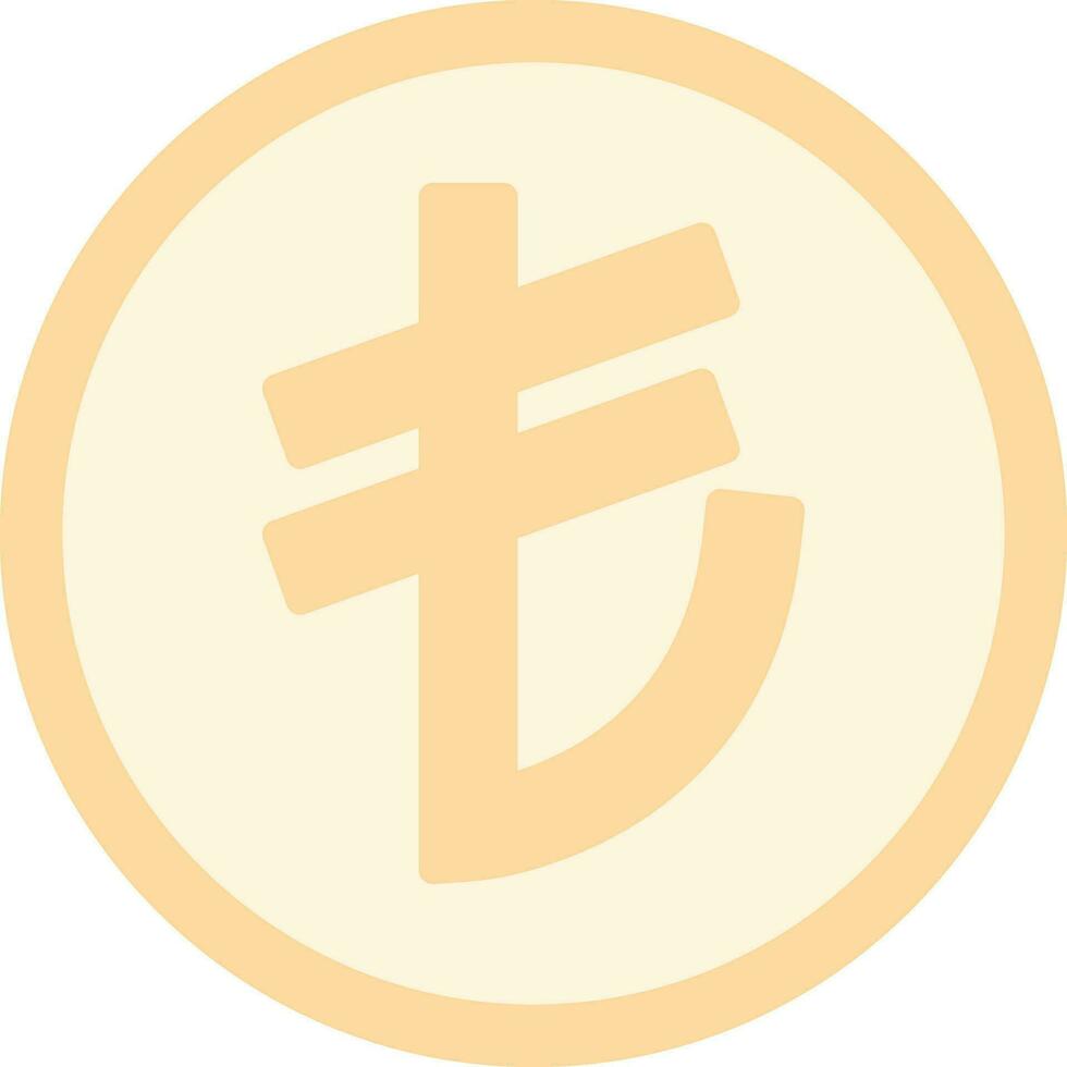 Turkish Lire Vector Icon Design