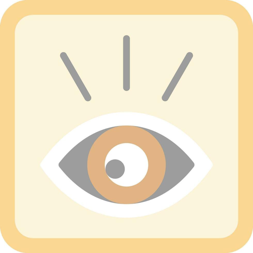 Eye Open Vector Icon Design